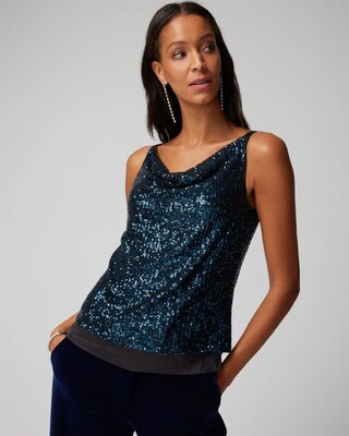 S fur sequins camisole ❤︎THEREDTHEREAD THEREDTHREAD / ザレッドスレッド】S fur sequins camisole